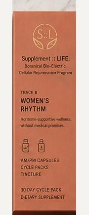Women's Rhythm Botanical Track packaging
