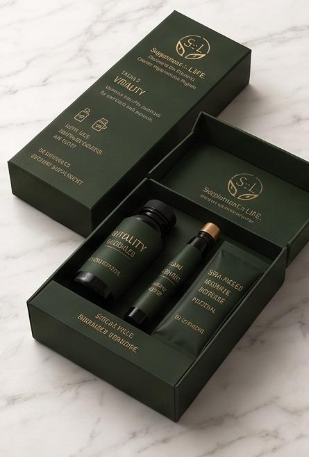 Vitality Botanical Track packaging